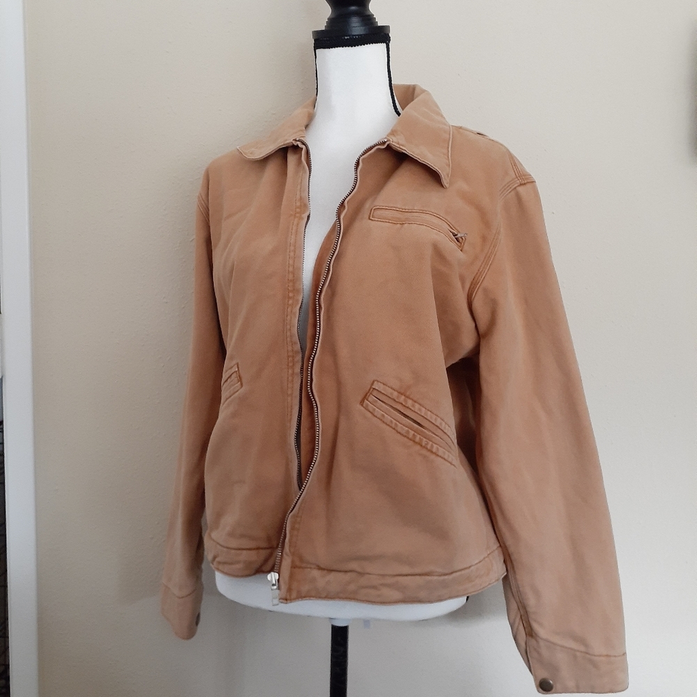 Camel Rhinestone Cowgirl Jacket